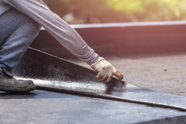 Professional Basement Waterproofing technician working in Hillsdale, MI